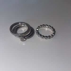 🔗4 Sterling Silver Ring Set🔗